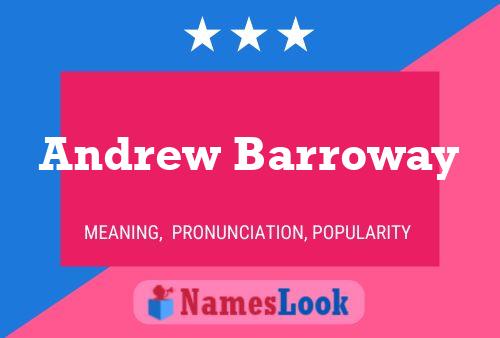 ملصق اسم Andrew Barroway