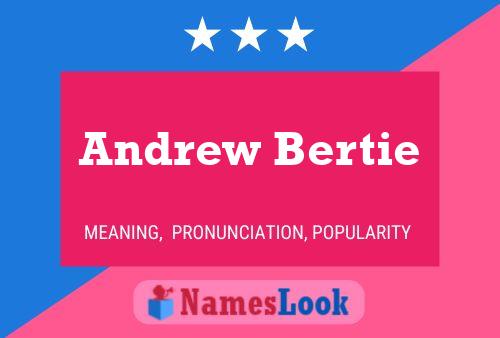 ملصق اسم Andrew Bertie