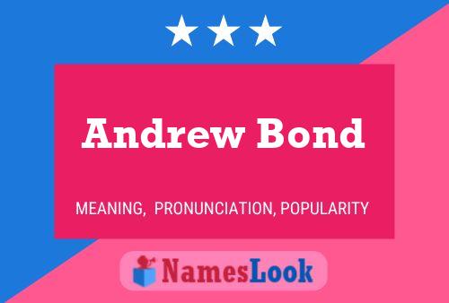 ملصق اسم Andrew Bond