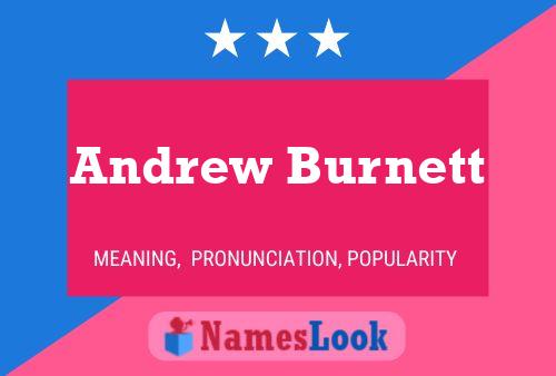 ملصق اسم Andrew Burnett