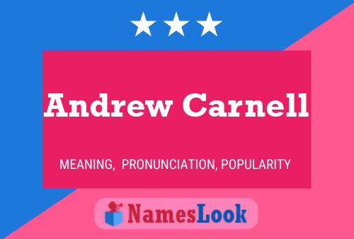 ملصق اسم Andrew Carnell