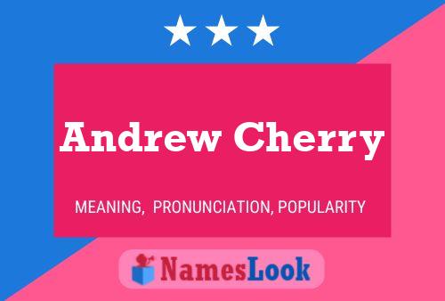 ملصق اسم Andrew Cherry