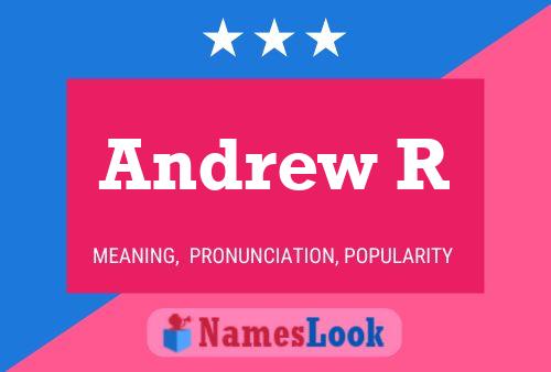 ملصق اسم Andrew R