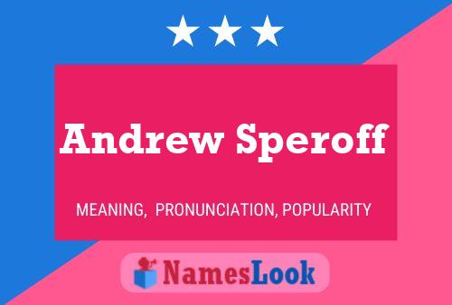 ملصق اسم Andrew Speroff