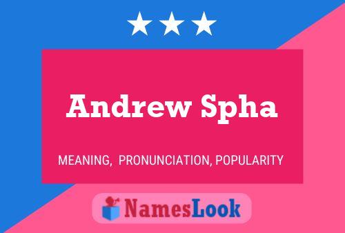 ملصق اسم Andrew Spha