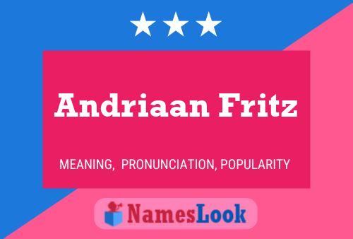 ملصق اسم Andriaan Fritz