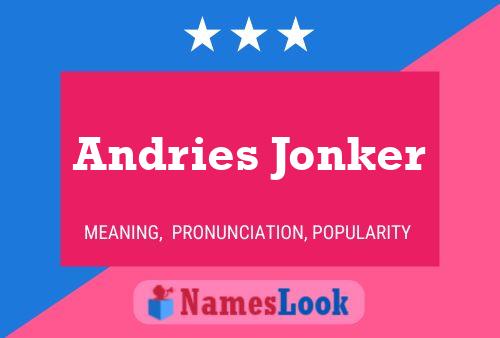 ملصق اسم Andries Jonker