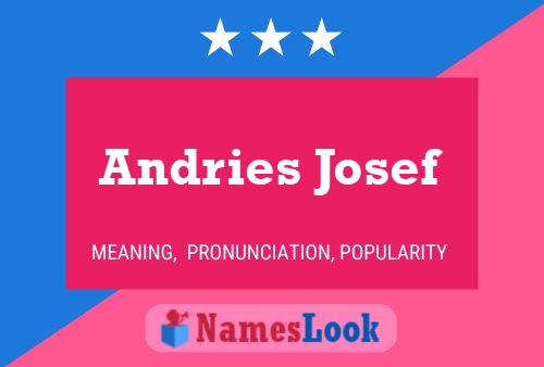 ملصق اسم Andries Josef