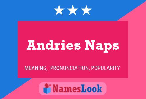 ملصق اسم Andries Naps