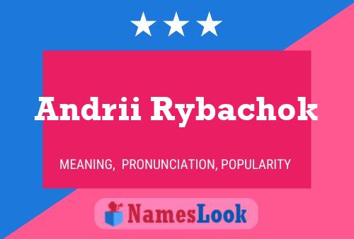 ملصق اسم Andrii Rybachok