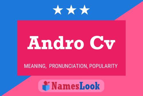 ملصق اسم Andro Cv