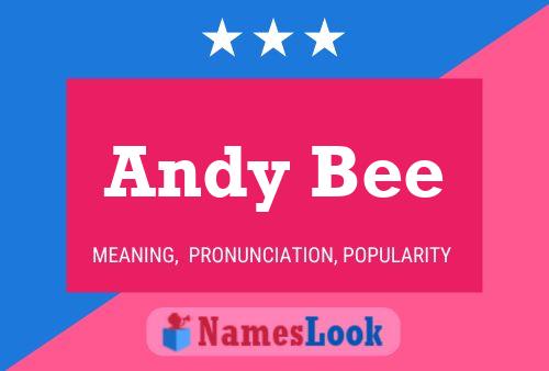 ملصق اسم Andy Bee