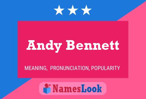 ملصق اسم Andy Bennett