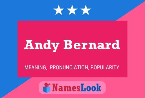 ملصق اسم Andy Bernard