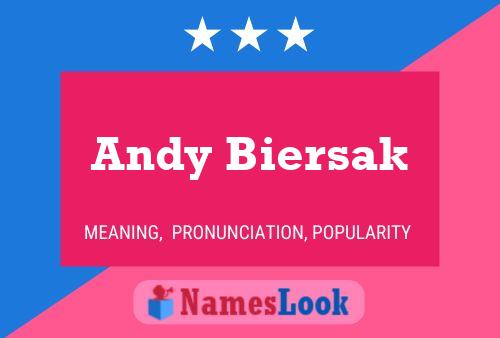 ملصق اسم Andy Biersak