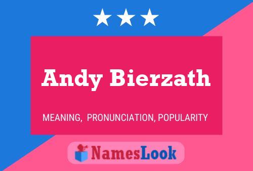 ملصق اسم Andy Bierzath