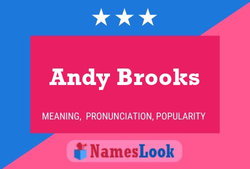 ملصق اسم Andy Brooks