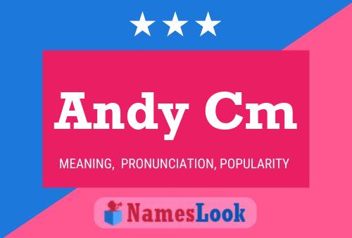 ملصق اسم Andy Cm