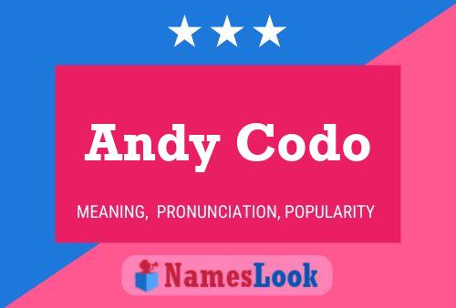 ملصق اسم Andy Codo