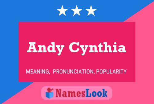 ملصق اسم Andy Cynthia