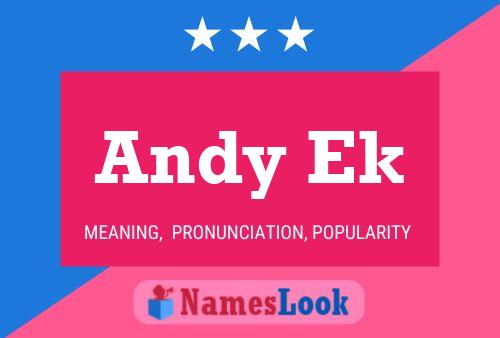 ملصق اسم Andy Ek