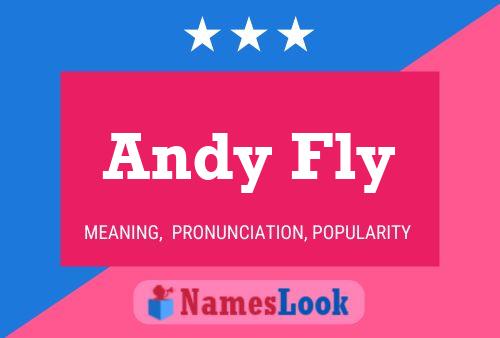 ملصق اسم Andy Fly