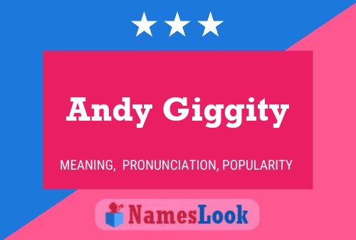 ملصق اسم Andy Giggity