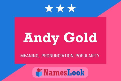 ملصق اسم Andy Gold