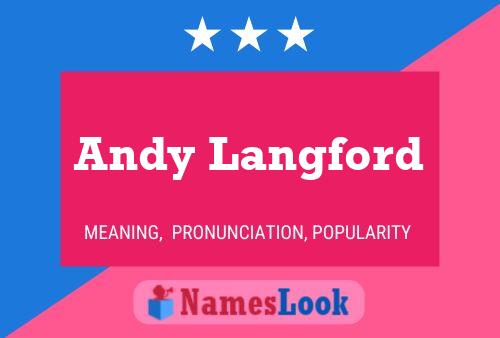 ملصق اسم Andy Langford