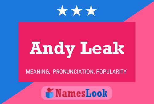 ملصق اسم Andy Leak