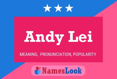 ملصق اسم Andy Lei