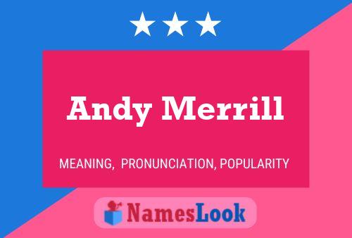 ملصق اسم Andy Merrill