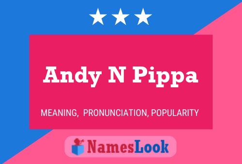 ملصق اسم Andy N Pippa