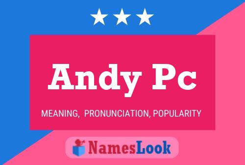 ملصق اسم Andy Pc