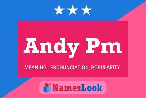 ملصق اسم Andy Pm