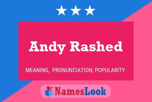 ملصق اسم Andy Rashed