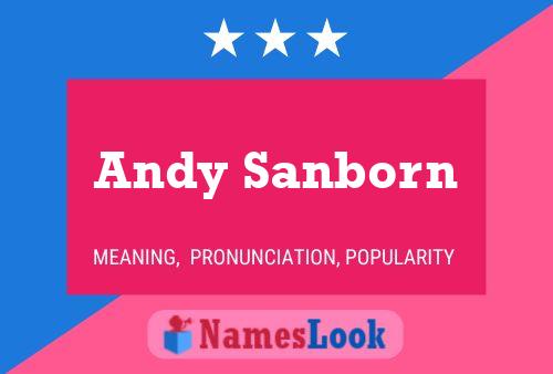 ملصق اسم Andy Sanborn