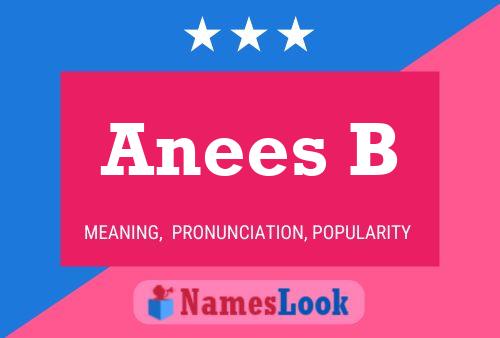 ملصق اسم Anees B