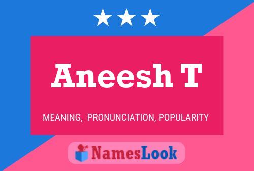 ملصق اسم Aneesh T