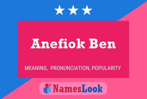 ملصق اسم Anefiok Ben