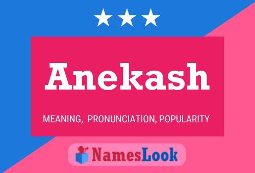 ملصق اسم Anekash