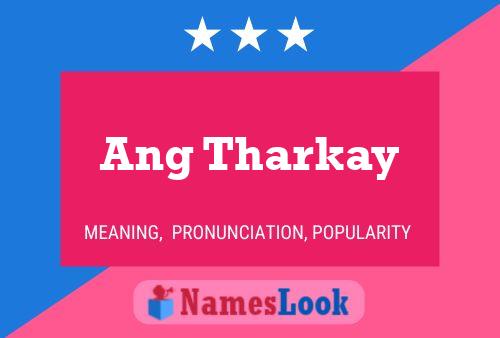 ملصق اسم Ang Tharkay