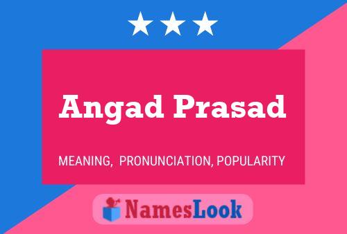 ملصق اسم Angad Prasad