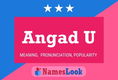 ملصق اسم Angad U