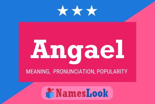 ملصق اسم Angael