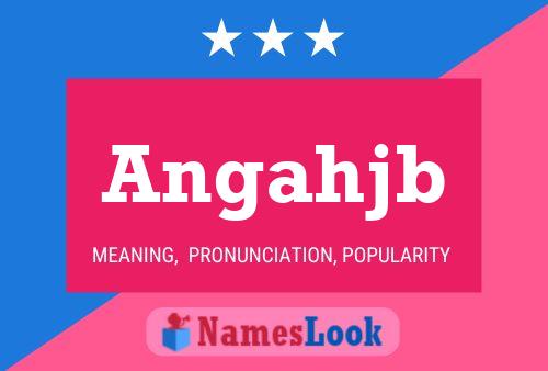 ملصق اسم Angahjb