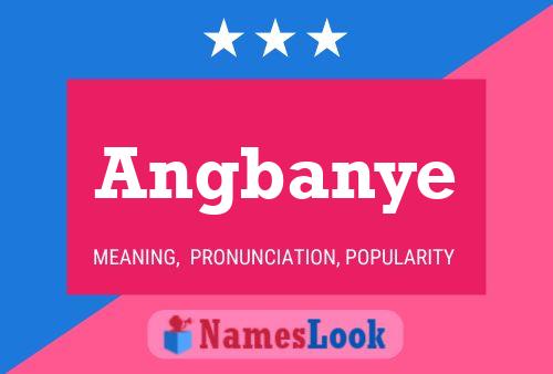 ملصق اسم Angbanye