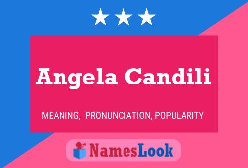 ملصق اسم Angela Candili