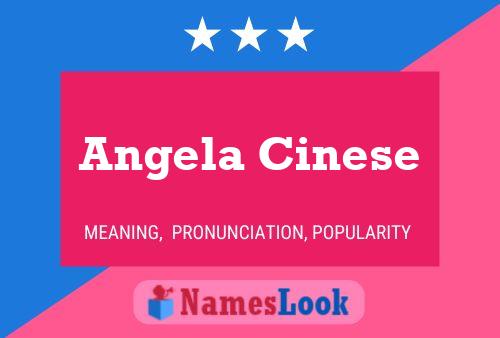 ملصق اسم Angela Cinese