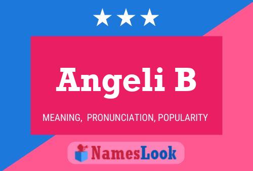 ملصق اسم Angeli B